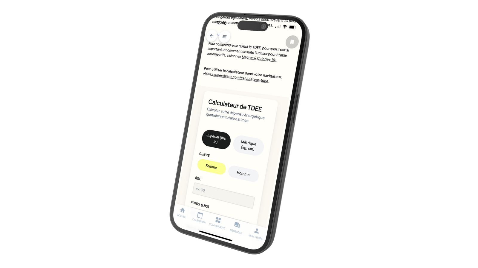 Screenshots - Calculateur